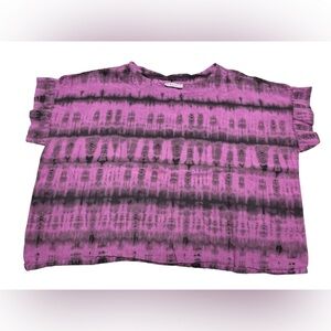 BRYN WALKER DIEGO TIE-DYE SHORT SLEEVE TUNIC SIZE LARGE